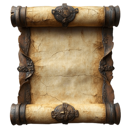 vintage scroll made with Midjourney